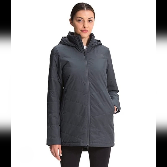 The North Face Women's Tamburello Parka EUC Size Xlarge Vanadis Gray Color - Picture 1 of 15